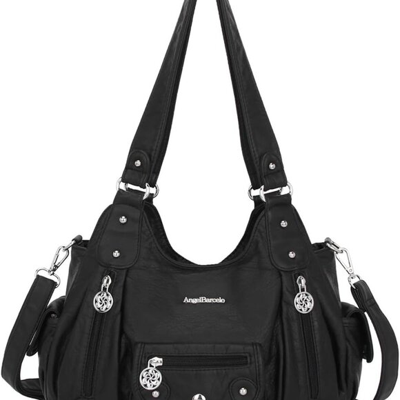Womens Purses and Handbags PU Leather Shoulder Bag Fashion Hobo Bags for Girls
